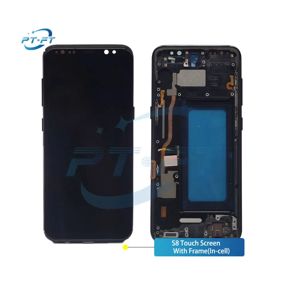 Para Samsung Galaxy S8 SM-G950N 5.7" Substituição de tela do celular In-cell Alternativa de baixo preço