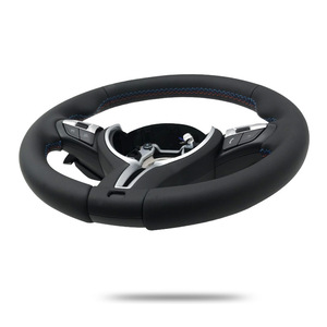 Bmw Steering <b>Wheel</b> Full Leather Black 3 <b>Spokes</b> For M5 F Series 2011-2018 - Product Image 1