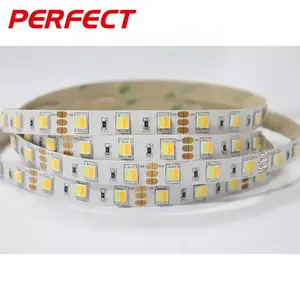 smd 5050 CCT Adjustable led strip light free sample warm white and cold white more bright 60leds with 3M tape