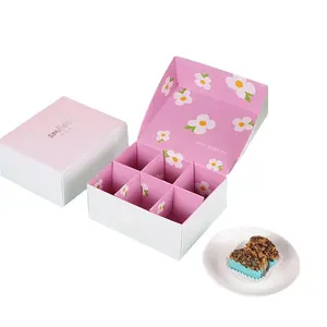 Großhandel Makron Schiebelade Stil Schmuckpapierbox Verpackung für Kekse Plätzchen mit Teilereinsatz