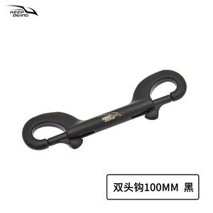 KEEP DIVING Multicolore 316 Acier inoxydable Plongée Double crochet Modèle SSA ST100B 100MM Accessoires de dégagement rapide à ressort - Product Image 6