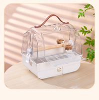 Cage à oiseaux pour perroquets, respirante, portable, anti-évasion, pour extérieur, fournitures pour animaux de compagnie