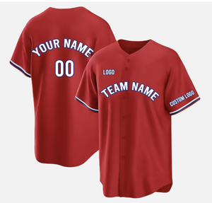 Jersey Baseball Bordir Philadeeehia Kualitas Terbaik Grosir 2025, Laris Manis # 3 # 7 Jersey Baseball - Product Image 2