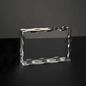 Bán Buôn Tùy Chỉnh Pha Lê Thủ Công Mỹ Nghệ Rõ Ràng Trống 3D Laser Khắc Pha Lê Cube Khung Ảnh Lưu Niệm Quà Tặng Cho Trang Trí Nội Thất - Product Image 2