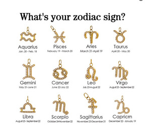 Mode 18K PVD Plaqué Or CZ Cubique Zircone Cristal Zodiaque <span class=keywords><strong>Horoscope</strong></span> Signe En Acier Inoxydable Pendentif Charmes pour Chaîne Collier - Product Image 5