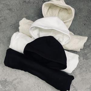 Yingling Men Heavyweight Cotton Fleece Hoody Logotipo personalizado Sudaderas con capucha en blanco Oversize Drop Shoulder Side Pockets Hoodie para hombres - Product Image 3