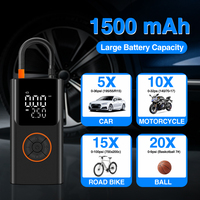 New Arrival Car Air Pump Manufacturer Cordless Air Pump for Car Tires Bike&Motorcycle 150PSI Electric Car Air Compressor Pump