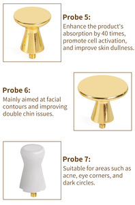 Masajeador Facial de Iones Fríos para Uso Doméstico -5 ℃   Instrumento de Belleza con Efecto Hielo para Reducir Poros, Aumentar la Absorción, Aliviar el Enrojecimiento e Iluminar la Piel - Product Image 4