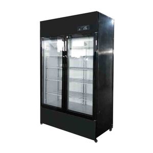 Vitrine réfrigérée commerciale à 2 portes vitrées, avec éclairage LED, pour boissons fraîches - Product Image 6