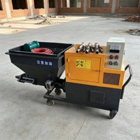 Machine à pulvériser du mortier de ciment électrique intelligente avec fonction de contrôle intelligente pour les applications de construction commerciale