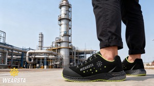 รองเท้าเซฟตี้แบบหนาพิเศษสำหรับผู้ชาย หัวเหล็ก ป้องกันน้ำ กันลื่น ทนทานต่อการสึกหรอ หนังด้านบน - Product Image 3