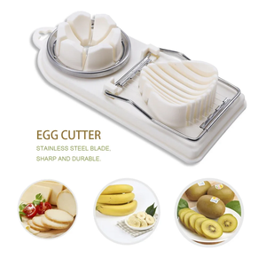 Multi Functional Egg Cutter Two in One Slice Cutter Stainless Steel Household Egg Cutter Egg Preserved Divider <b>Splitter</b> - Product Image 2