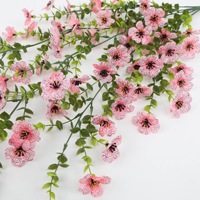 Plantas Artificiales Colgantes de Seda, Coloridas Margaritas Realistas para Primavera y Verano, Decoración para Porche, Patio y Ventana, Flores Artificiales