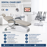 Unidad Dental con Monitor HD, Equipo de Odontología a Bajo Precio en China, Silla Dental Eléctrica para Tratamiento Médico en Venta