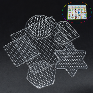 5mm Fuse Beads Vierkant Rond Ster Pegboard Set Patroonkaarten DIY Knutselset STEM Educatief Speelgoed voor Kinderen - Product Image 1