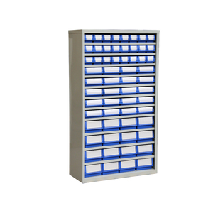 Armario de Herramientas Industrial de Acero para Almacén o Garaje con Contenedores de Plástico para Almacenamiento y Organización de Piezas de Herramientas, Capacidad de 2500 kg - Product Image 1