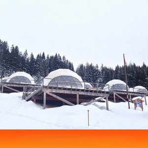 Carpa domo para 6-8 personas, doble capa, resistente a la nieve, para las cuatro estaciones, carpa de lujo para exteriores con impermeabilidad de 2000-3000 mm para acampar - Product Image 1