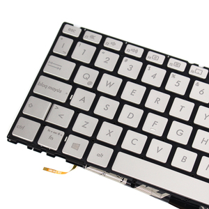 Replacement UX533 SP Layout Laptop <strong>Keyboard</strong> ZenBook 15 UX533 UX533F UX533FD Silver Spanish <strong>Notebook</strong> with Backlight