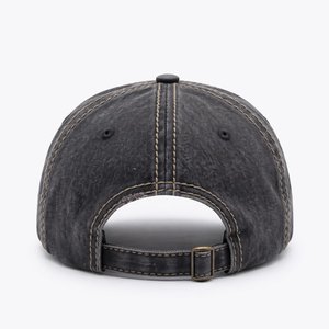 Gorra de Béisbol Premium de 6 Paneles en Mezclilla con Logotipo Bordado Personalizado, Gorra Deportiva para Exteriores, Fabricante, Moderna, Ajustable - Product Image 5