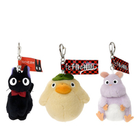 Porte-clés en peluche Totoro original, mignon, dessin animé, breloque de sac, poupée en peluche douce, cadeau Studio Ghibli, objet de collection
