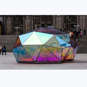 Senzhao impermeable IP65 Led paisaje decoración calle iluminado abstracto geométrico poliedro escultura motivo Luz - Product Image 1