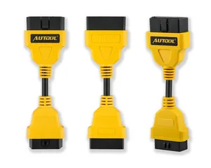 Adaptateur <span class=keywords><strong>OBD</strong></span> 16 broches AUTOOL, câble d'extension OBD2 pour Launchs X431, câble d'extension <span class=keywords><strong>OBD</strong></span> 2 II pour airbag de voiture, connecteur - Product Image 1