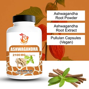 Capsules d'Ashwagandha à absorption rapide pour la gestion de l'énergie et le soutien métabolique chez l'adulte, 100 capsules/flacon - Product Image 4