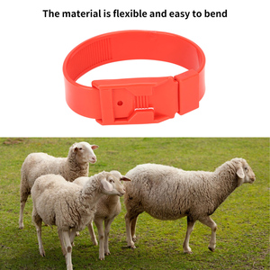 Nouveau ruban de marquage d'identification des animaux colorés sangles de cheville de bétail en plastique mouton chèvre bandes de jambe anneau de pied - Product Image 3