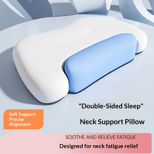 Almohada de Soporte para el Cuello de Espuma Viscoelástica Rectangular Personalizable para Ayudar a Dormir, Diseño Ergonómico para Adultos, Extraíble y Lavable - Product Image 3