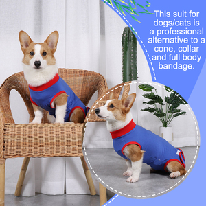 Famicheer Dog Post Medical Castration Recovery Suit Dog Body para cirugía Moda Mujer Ropa Abrigos y chaquetas estampadas CN;ZHE - Product Image 6