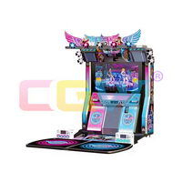 Machine d'arcade à pièces Euro CGW en gros pour enfants, machine d'arcade à pièces Dance Central 3 Just Dance