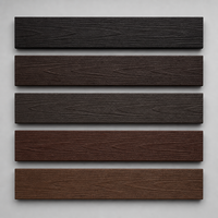 Plancher extérieur en composite polyuréthane de 5e génération 3600x176x25mm à grain de bois profond avec système de vis cachées