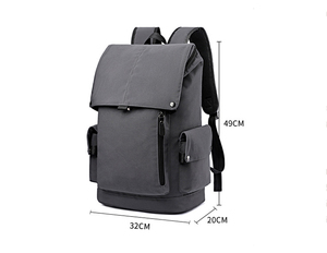 Wholesale Custom Waterproof Polyester Backpack Men Casual Business Laptop Bag <b>Large</b> Capacity Student School <b>Rucksack</b> - Product Image 6