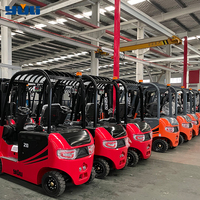 رافعات شوكية كهربائية صغيرة بسعر المصنع، 3 طن، 3.5 طن، 4 طن، 4.5 طن، ارتفاع رفع 3000-6000 مم، مع محرك تيار متردد