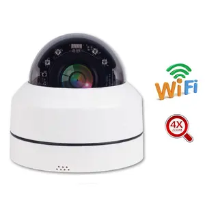 Беспроводной WiFi H.265 1080P Мини 2,5 ''PTZ скоростной купол 4X оптический зум P2P Открытый IP66 на VIF IR камера ночного видения безопасности CCTV