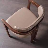 Fauteuil de cuisine moderne italien chaise de salle à manger en bois massif de haute qualité dossier ferme maison contemporaine salle à manger salons