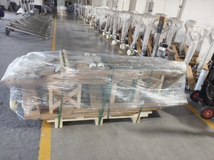 Chariot à palettes manuel CJLIFT 2500 kg, pompe <span class=keywords><strong>BF</strong></span>, acier inoxydable 304, roues en nylon PU - Product Image 5