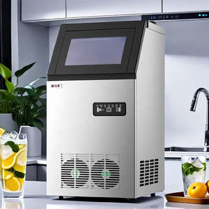 패션 디자인 상업용 테이블 스테인리스 스틸 고체 큐브 제빙기 고생산성 온라인 구매 자체 저장 - Product Image 6