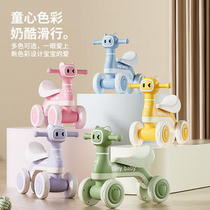 Nouveau modèle 2024 <span class=keywords><strong>de</strong></span> <span class=keywords><strong>draisienne</strong></span> pour bébé, vélo pour garçon et fille, image <span class=keywords><strong>de</strong></span> dessin animé, cadeau d'anniversaire, trotteur pour bébé <span class=keywords><strong>de</strong></span> 1 à 3 ans, voiture d'équilibre à glisse - Product Image 3