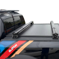 Barres transversales TCAL Gen 5 TK-02-7 réglables en alliage d'aluminium pour benne de pick-up, système de barres transversales 150-180x17-23CM, ensemble de 2 pièces compatible