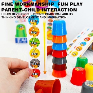 Nuevo Lanzamiento: Juego de Mesa Happy Whack Mole con Modo Apilado - Juego Educativo de Plástico para Niños y <span class=keywords><strong>Familia</strong></span> - Product Image 5