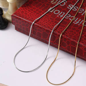 Cadena de Joyería Personalizada Única de Acero Inoxidable 316L, Cadena de Serpiente Chapada en Oro PVD de 14k 18k, Cadena para Hombre, Collar para Hombre, Cadena de Oro para Hombre - Product Image 6