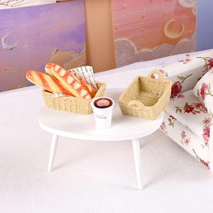 Cesta de Almacenamiento en Miniatura de Resina a Escala 1:12 para Casa de Muñecas, Accesorios de Modelo, Juguetes, Decoración para el Hogar - Product Image 2