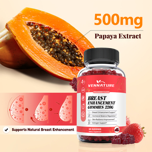 Gummies pour l'augmentation mammaire pour vous aider à augmenter la taille et la fermeté de votre buste ; Meilleurs résultats en les associant à l'exercice - Product Image 5