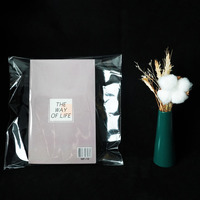 Sac de rangement auto-adhésif pour ordinateur portable, compatible micro-ondes, transparent OPP, impression sérigraphique, pour chargeurs, câbles de données, disques durs numériques