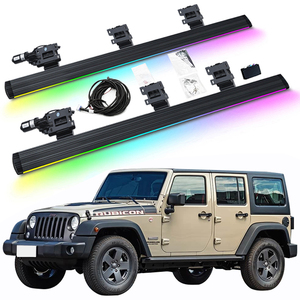 Pedane Elettriche con Illuminazione LED Colorata per <span class=keywords><strong>Jeep</strong></span> Wrangler JK 4 Porte 2008-2017 - Product Image 1