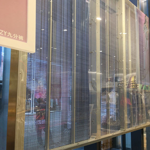 Pushunled Full Sexy Store Shelving P2.5 Flexible Transparent Film <strong>Screen</strong> Large Airport LED Advertising Video <strong>Screen</strong> - Product Image 5