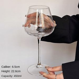 Verre à <span class=keywords><strong>vin</strong></span> en cristal <span class=keywords><strong>rouge</strong></span> bordeaux <span class=keywords><strong>de</strong></span> style européen rétro, luxe léger, grand ventre, capacité <span class=keywords><strong>de</strong></span> 401 à 500 ml - Product Image 6