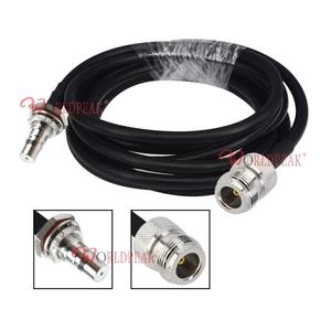 Tipo de fábrica N hembra Jack QMA hembra Bulkhead Jack RF Coax <span class=keywords><strong>Coaxial</strong></span> <span class=keywords><strong>Cable</strong></span> Assembly RG223 <span class=keywords><strong>RG58</strong></span> LMR240 5,8 GHz Booster Copper - Product Image 3