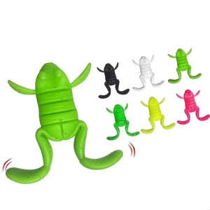 5g 4cm 10G 6cm 1 Uds 5 uds señuelo <span class=keywords><strong>de</strong></span> <span class=keywords><strong>rana</strong></span> cebos blandos <span class=keywords><strong>de</strong></span> pesca 8 colores TPE biónico flotante Kicking Frog cebo para carpa pesca <span class=keywords><strong>de</strong></span> agua dulce - Product Image 1